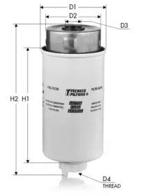 TECNECO FILTERS gs10153 -  Топливный фильтр